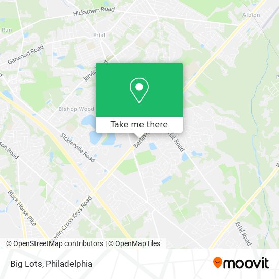 Mapa de Big Lots