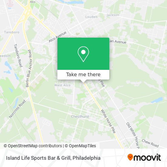 Island Life Sports Bar & Grill map
