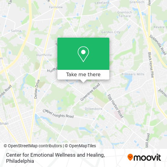 Center for Emotional Wellness and Healing map