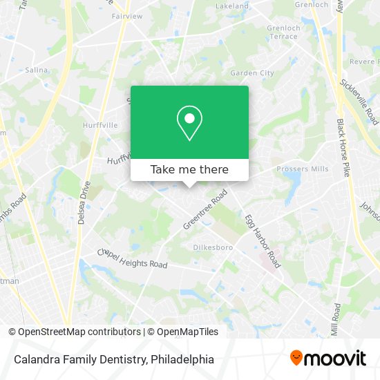 Calandra Family Dentistry map