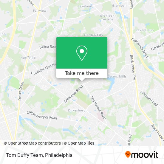 Mapa de Tom Duffy Team