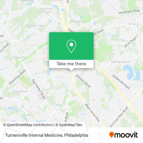 Mapa de Turnersville Internal Medicine