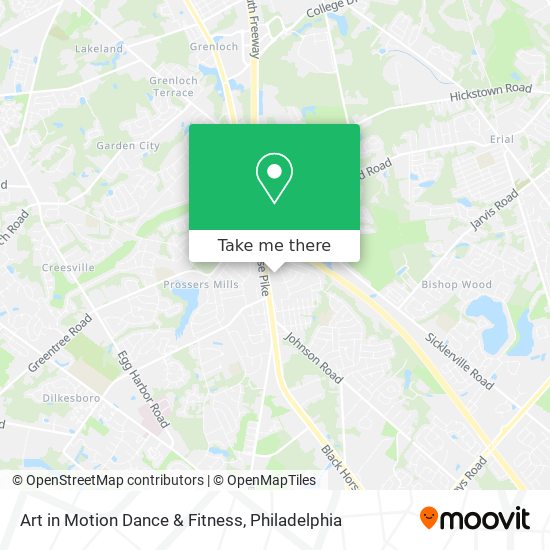 Mapa de Art in Motion Dance & Fitness
