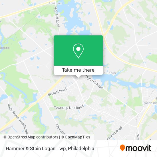 Mapa de Hammer & Stain Logan Twp