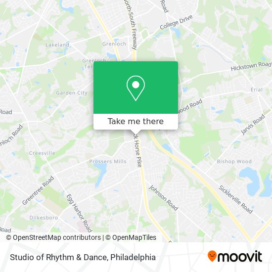 Mapa de Studio of Rhythm & Dance