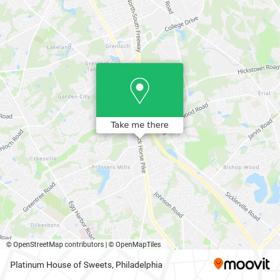 Mapa de Platinum House of Sweets