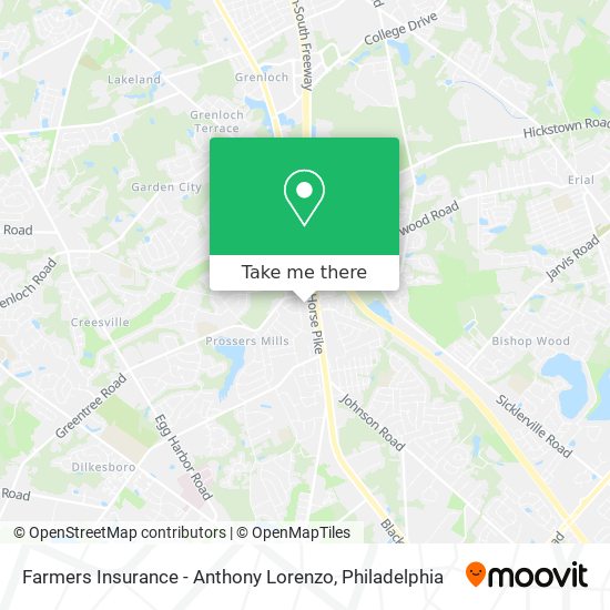 Mapa de Farmers Insurance - Anthony Lorenzo