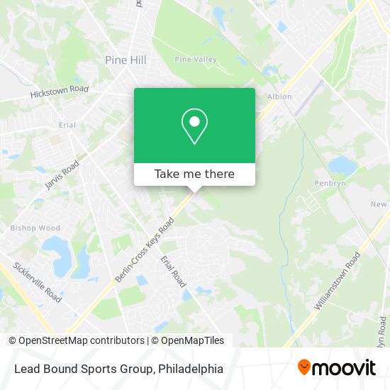Lead Bound Sports Group map