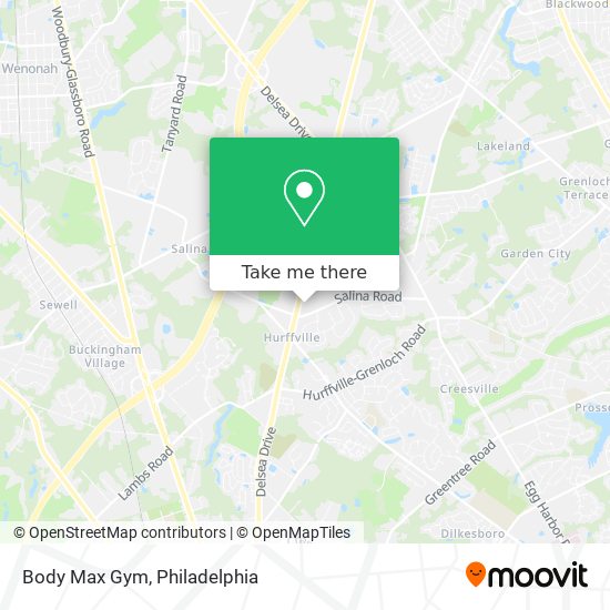 Mapa de Body Max Gym