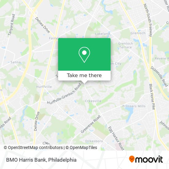 BMO Harris Bank map