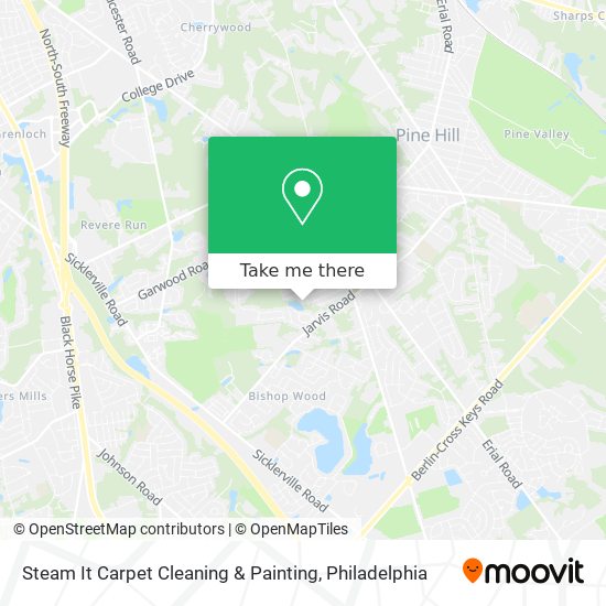 Mapa de Steam It Carpet Cleaning & Painting