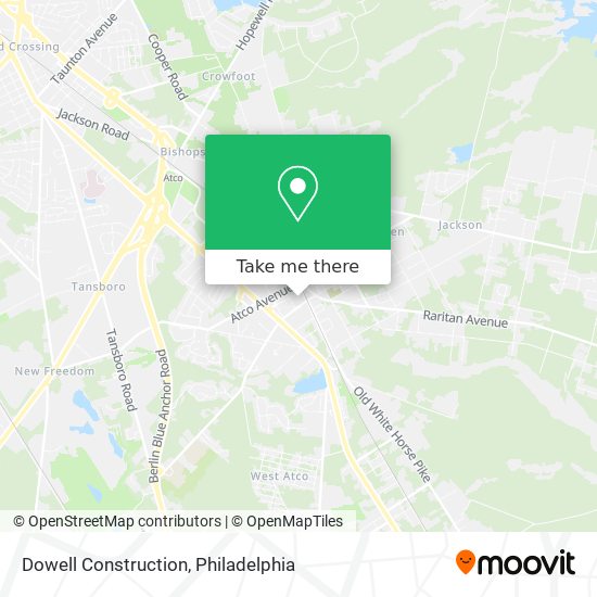 Dowell Construction map