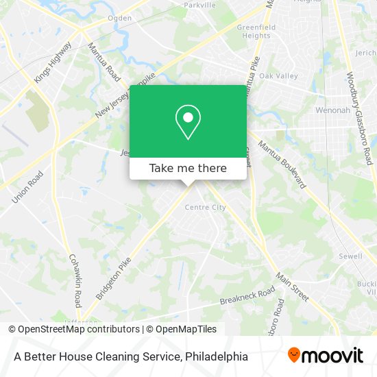 Mapa de A Better House Cleaning Service