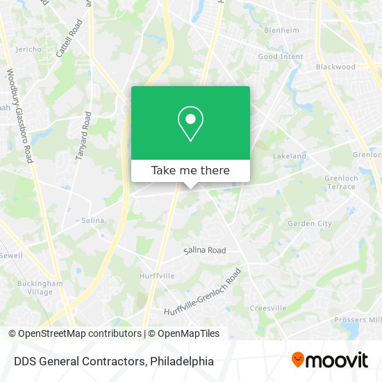 DDS General Contractors map