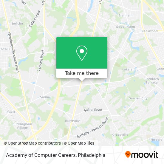 Academy of Computer Careers map