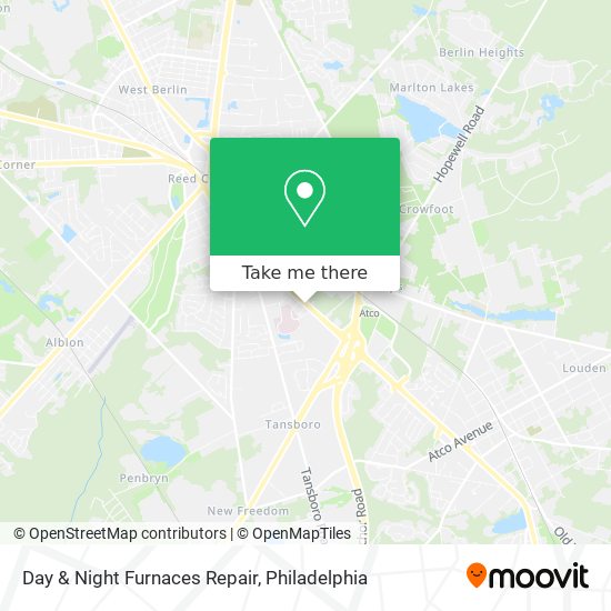 Day & Night Furnaces Repair map