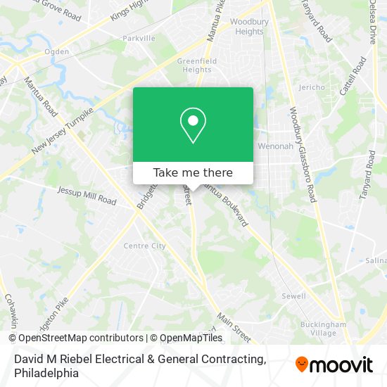 David M Riebel Electrical & General Contracting map