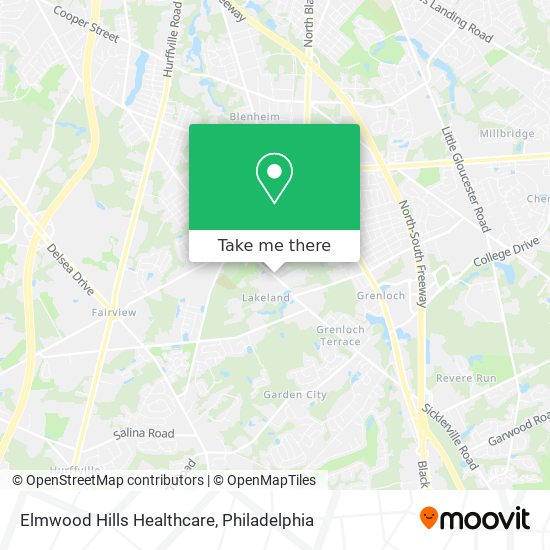 Mapa de Elmwood Hills Healthcare