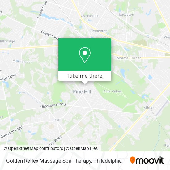 Golden Reflex Massage Spa Therapy map