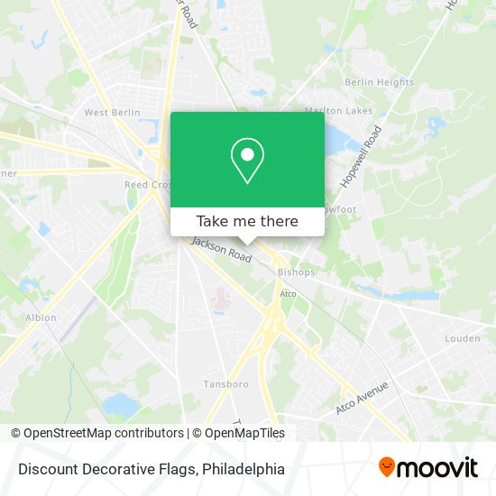 Mapa de Discount Decorative Flags