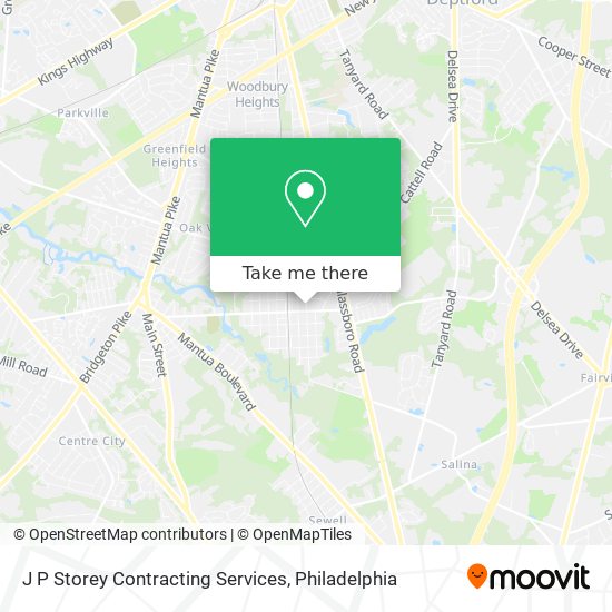 J P Storey Contracting Services map