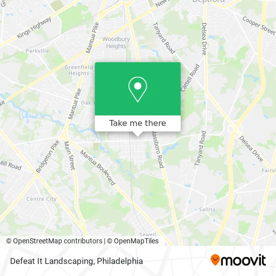 Defeat It Landscaping map