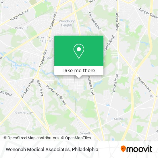 Wenonah Medical Associates map