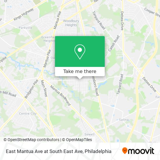 Mapa de East Mantua Ave at South East Ave