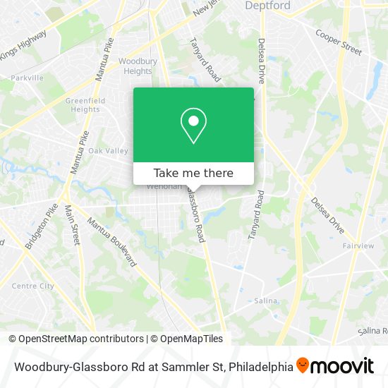 Mapa de Woodbury-Glassboro Rd at Sammler St