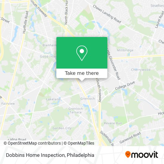 Mapa de Dobbins Home Inspection