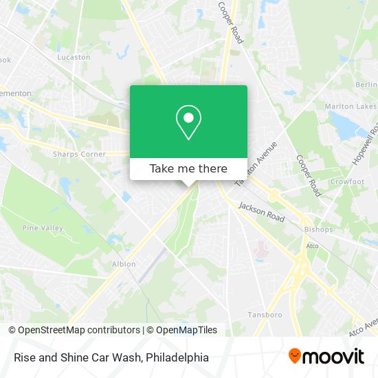 Mapa de Rise and Shine Car Wash