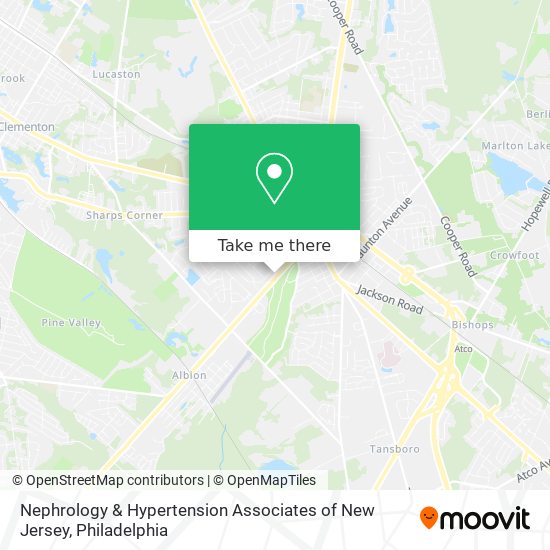 Nephrology & Hypertension Associates of New Jersey map