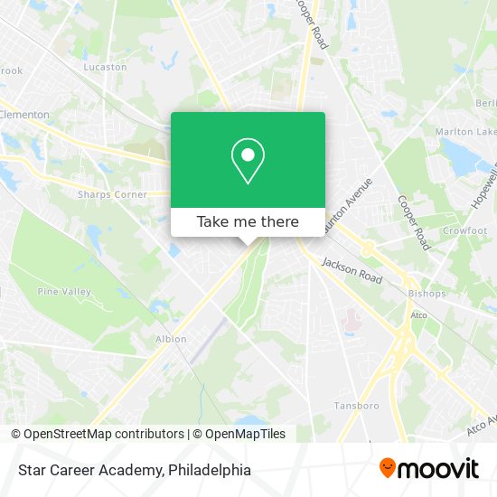 Star Career Academy map