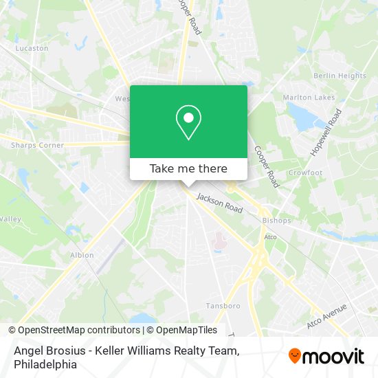 Mapa de Angel Brosius - Keller Williams Realty Team