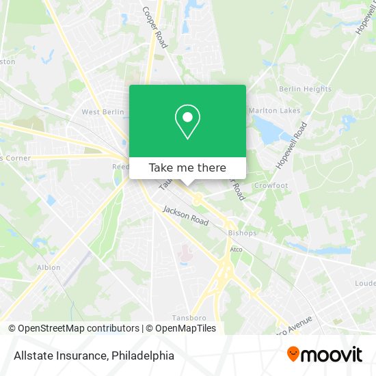 Allstate Insurance map