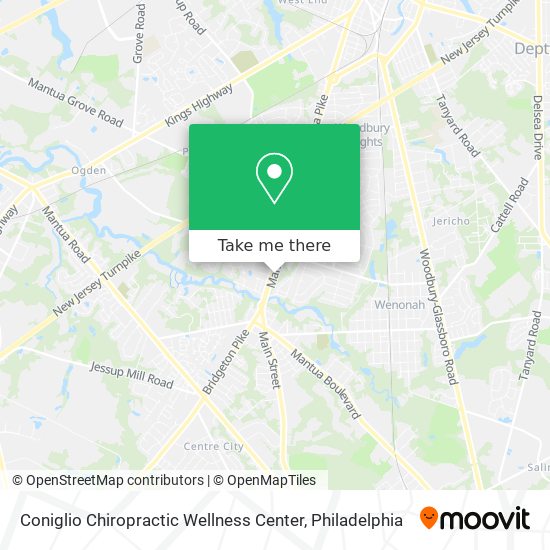 Mapa de Coniglio Chiropractic Wellness Center