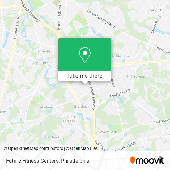 Mapa de Future Fitness Centers