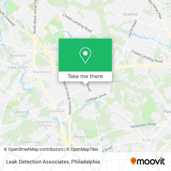 Leak Detection Associates map