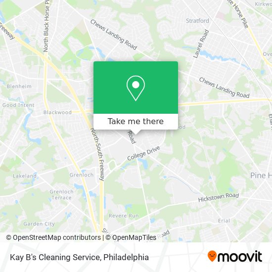 Kay B's Cleaning Service map