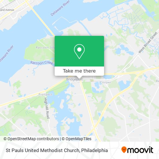 St Pauls United Methodist Church map