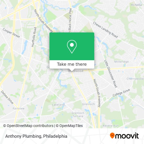 Mapa de Anthony Plumbing