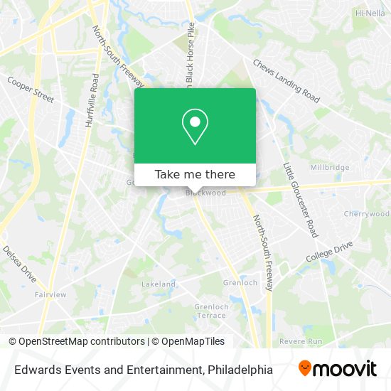 Mapa de Edwards Events and Entertainment