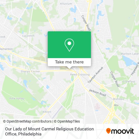 Our Lady of Mount Carmel Religious Education Office map