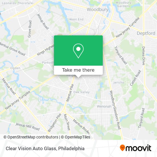 Clear Vision Auto Glass map