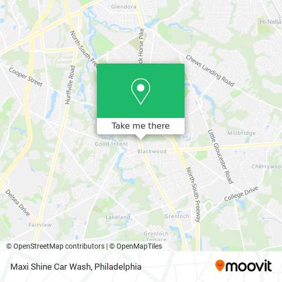 Mapa de Maxi Shine Car Wash