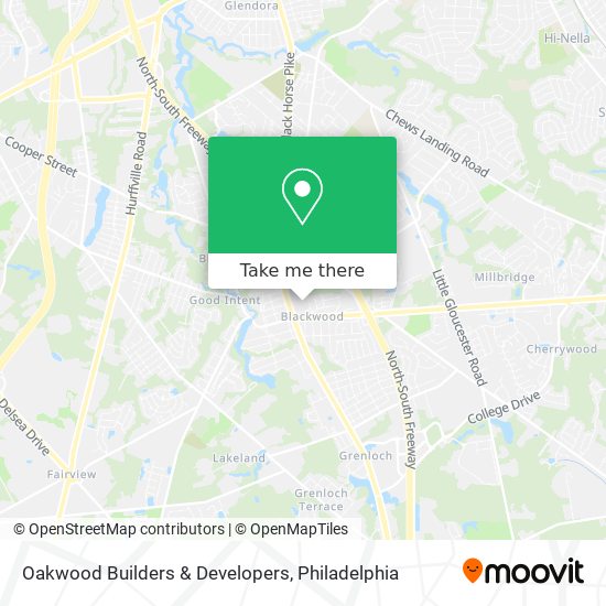 Oakwood Builders & Developers map