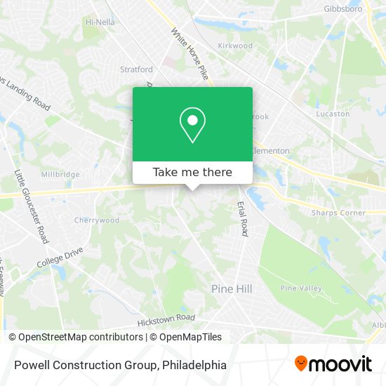 Powell Construction Group map