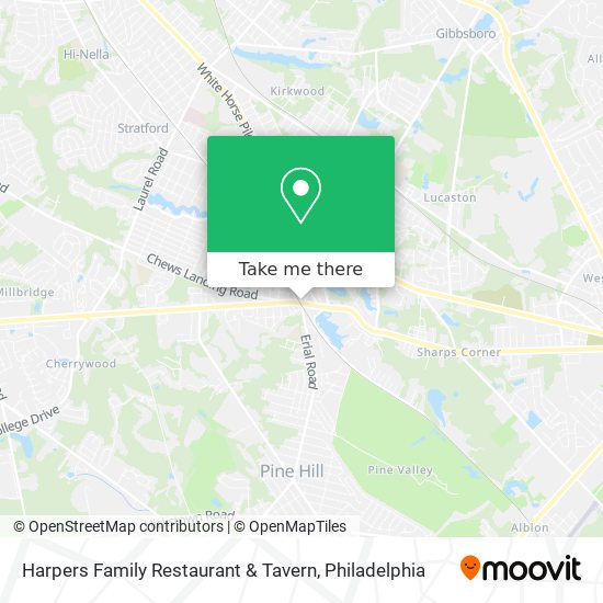 Harpers Family Restaurant & Tavern map