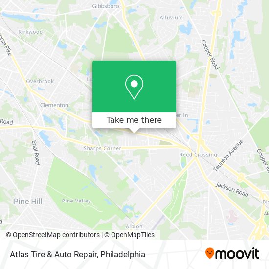 Mapa de Atlas Tire & Auto Repair