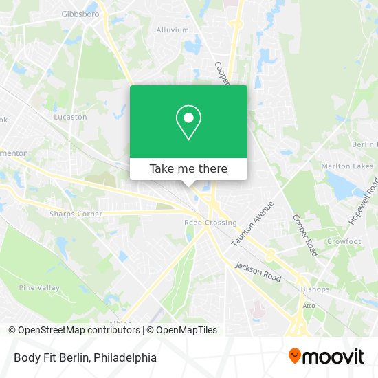 Mapa de Body Fit Berlin